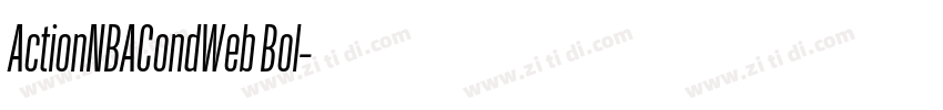 ActionNBACondWeb Bol字体转换